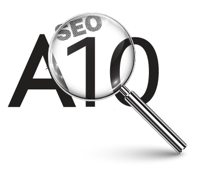 A10 & SEO Magnifying Glass